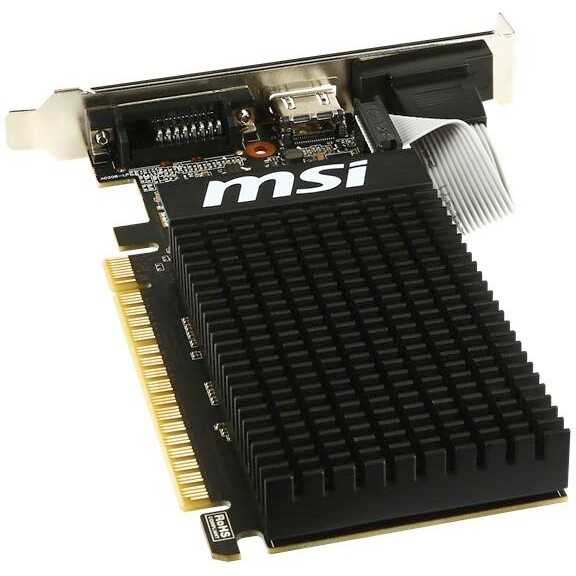 Carte graphique NVIDIA GeForce GT 710 MSI 2GB (GT 710 2GD3H LP) - Foto 2