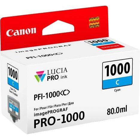 cartouche Canon PFI-1000 Cyan - 0547C001