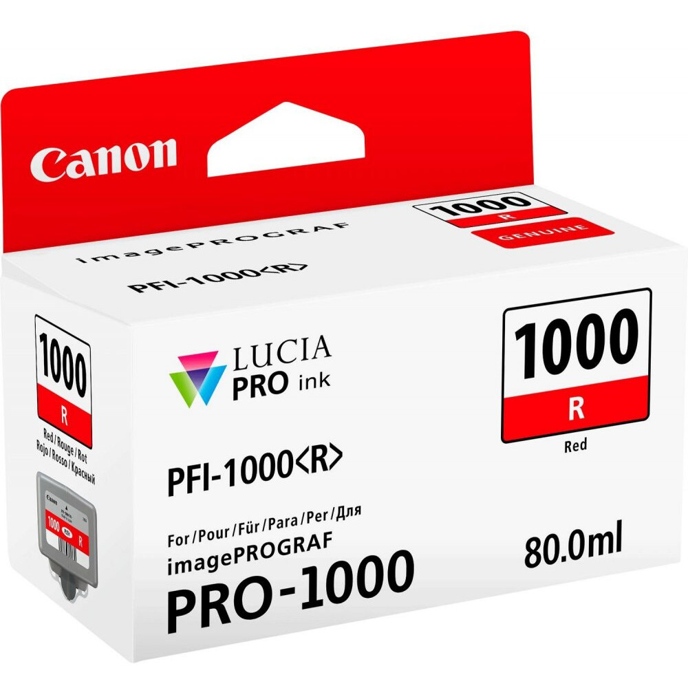 Kassette Canon PFI-1000 Red - 0554C001
