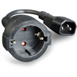 Adaptateur dalimentation Schuko - C14, 0.15м, Gembird PC-SFC14M-01