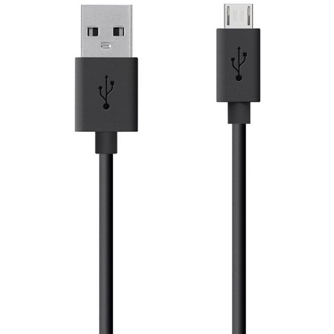 câble USB A (M) - microUSB B (M), 2m, Belkin F2CU012bt2M-BLK