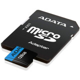 Atmiņas kartes ADATA 64Gb MicroSD (AUSDX64GUICL10A1-RA1)