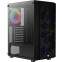 Datoru korpuss AeroCool Hive FRGB Black - Hive-G-BK-v2