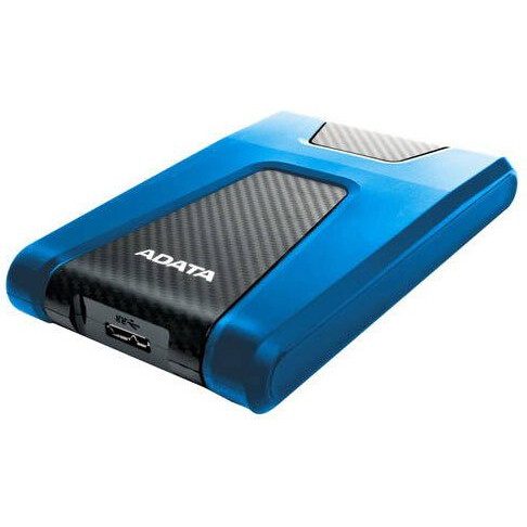 Ārējie cietie diski un SSD ADATA HD650 2Tb Blue (AHD650-2TU31-CBL)