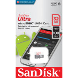 Atmiņas kartes 32Gb MicroSD SanDisk Ultra (SDSQUNR-032G-GN3MN)