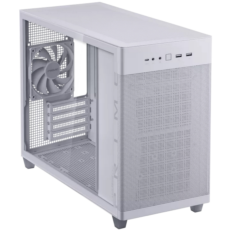 Gehäuse ASUS Prime AP201 TG White - 90DC00G3-B39010 - Foto 2