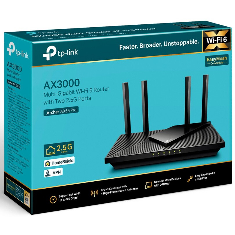 routeur Wi-Fi TP-Link Archer AX55 Pro - photo 3