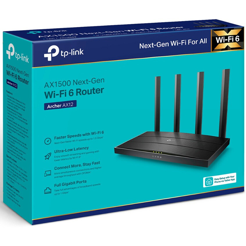 Wi-Fi-Router TP-Link Archer AX12 - Foto 3