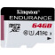 Carte mémoire 64GB MicroSD Kingston High Endurance (SDCE/64GB)