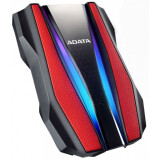 Ārējie cietie diski un SSD ADATA HD770G 1Tb Red (AHD770G-1TU32G1-CRD)
