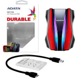 Ārējie cietie diski un SSD ADATA HD770G 1Tb Red (AHD770G-1TU32G1-CRD)