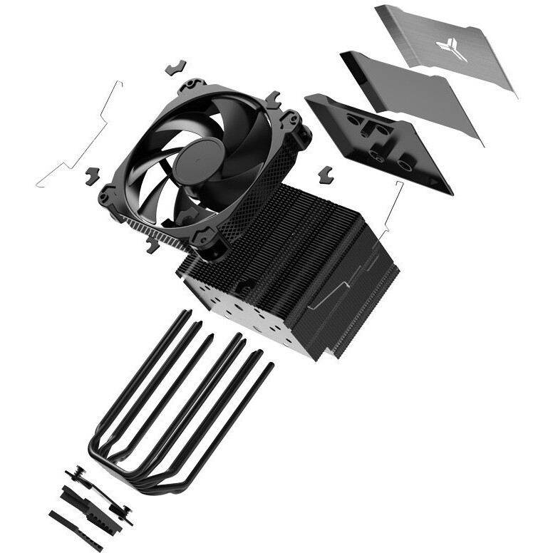 Dzesētājs Jonsbo HX6250 Black - HX-6250 - foto 7