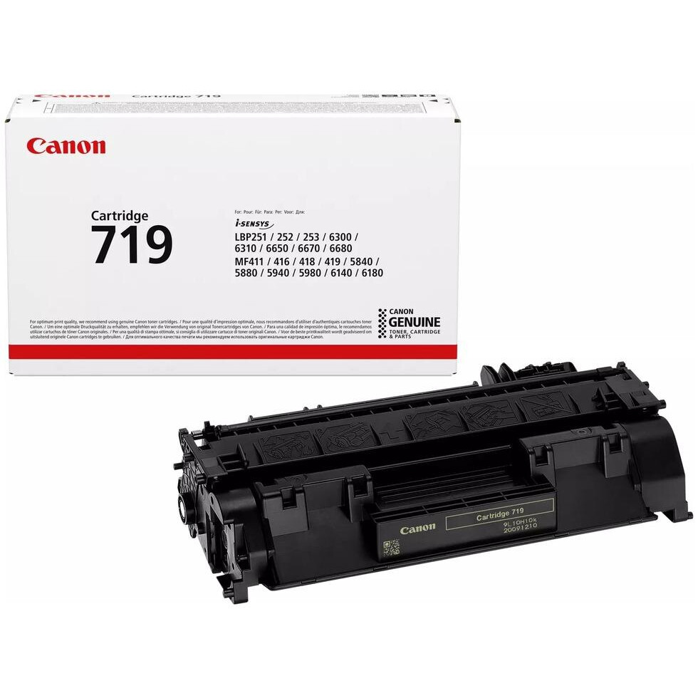 Kartenre Canon 719 Black - 3479B002